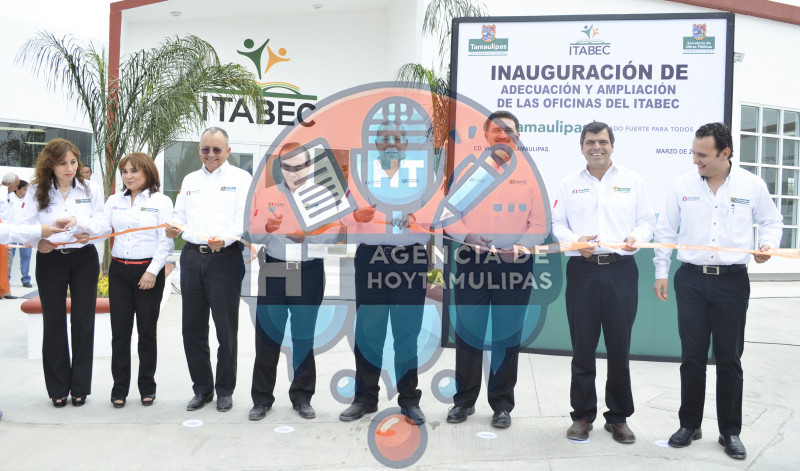 El Gobernador de Tamaulipas inaugura oficinas del ITABEC