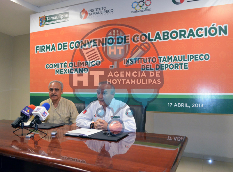 Firma de convenio de colaboracin Comit Olmpico Mexicano-Instituto Tamaulipeco del Deporte 