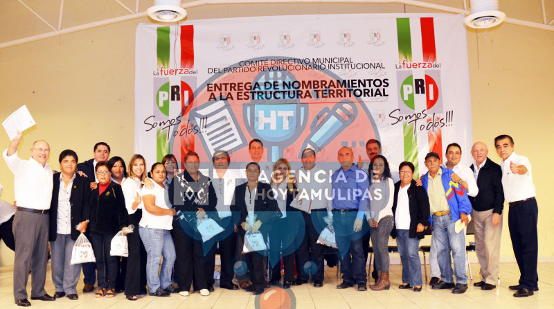 Entrega PRI estatal 400 nombramientos en Matamoros
