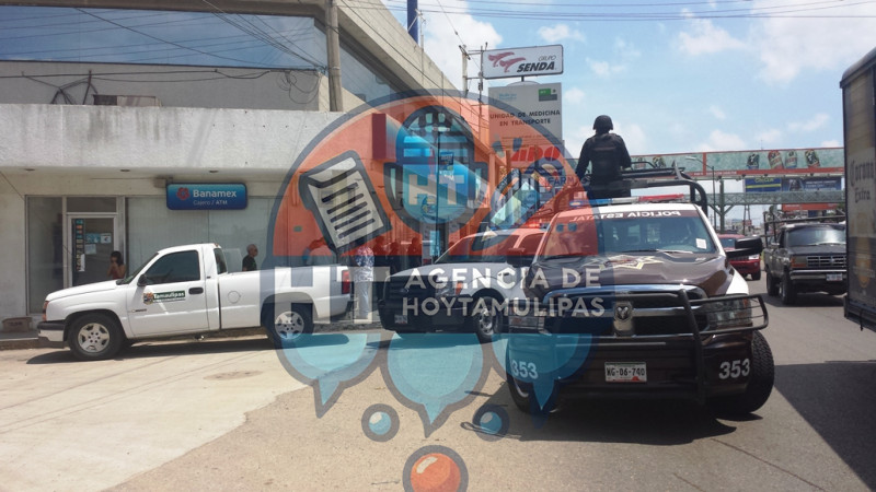 Roban banco en Tampico