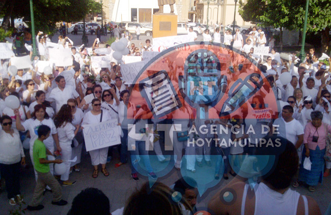 Marcha por la paz en Reynosa