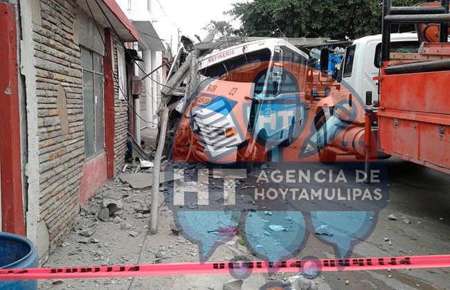 Choque de autobs deja 7 lesionados en Madero