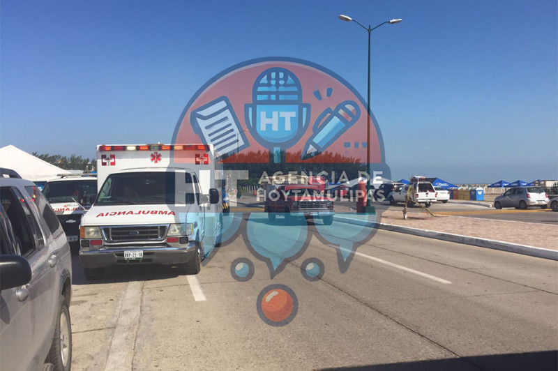 Ambulancia en Playa Miramar