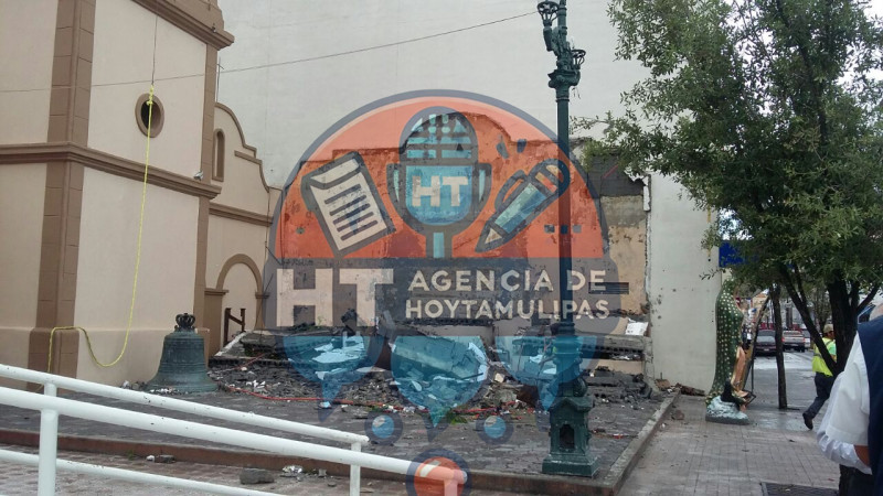 Tromba causa destrozos en Reynosa